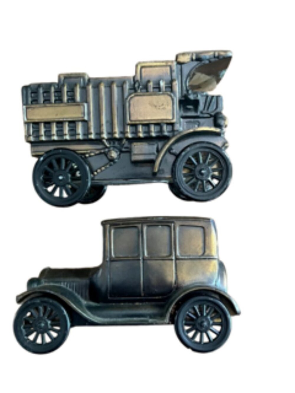 Two Banthrico Die Cast Metal Banks